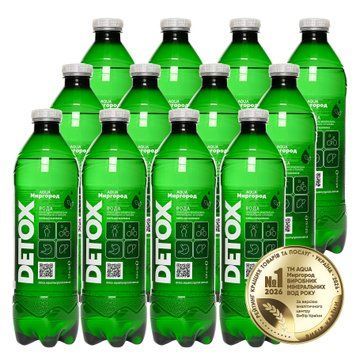 Вода мінеральна DETOX 0.5 л (упаковка) DETOX фото